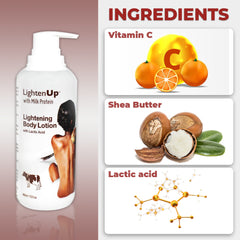 Lightenup Lactic Acid Active Lightening Lotion - 400ml / 13.5 Oz