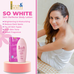 Fair & White So White Hydra Moisturizing Body Lotion Almond