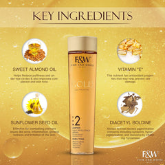 Fair & White Gold Revitalizing Argan Oil - Nourishes Skin - 200ml / 6.76 fl oz