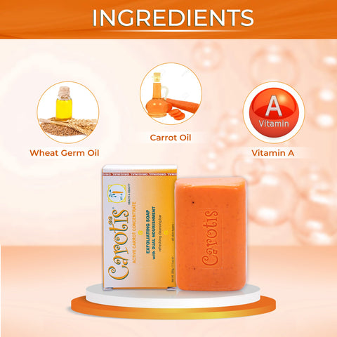 Carotis Exfoliating Soap - 200g