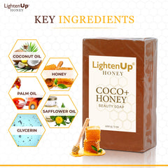LightenUp Honey Soap 200g