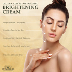 Organic Extract of Tamarind Brightening Cream Tube - 50g / 1.76 Oz