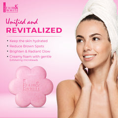 Fair & White So White Exfoliating Soap Gentle Cleansing Bar