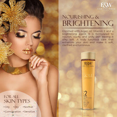 Fair & White Gold Revitalizing Argan Oil - Nourishes Skin - 200ml / 6.76 fl oz