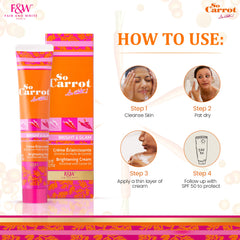 Fair & White So Carrot Brightening Cream 50ml / 1.7 fl. oz