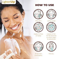 LightenUp PLUS Exfoliating Soap - 200g