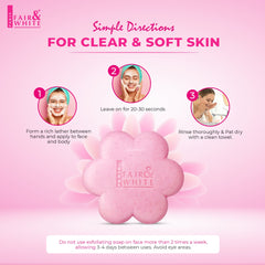 Fair & White So White Exfoliating Soap Gentle Cleansing Bar