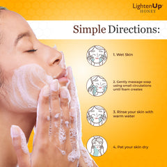 LightenUp Honey Soap 200g