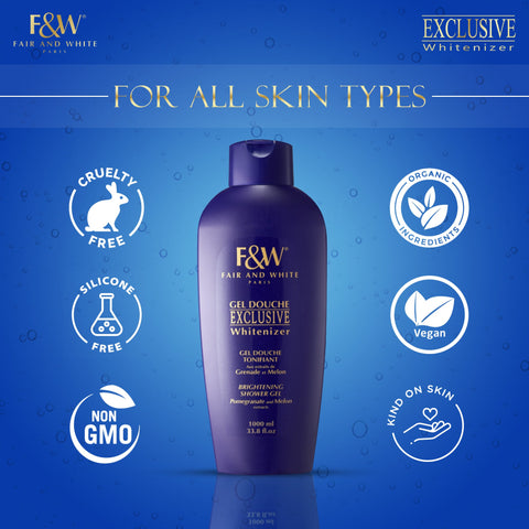Fair & White Exclusive Shower Gel Pomegranate Melon Extract