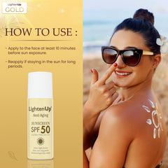 LightenUp Anti-Aging Sunscreen SPF 50