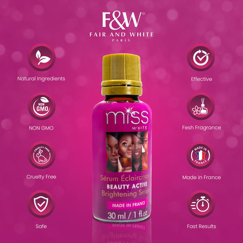 Fair & White Miss White Beauty Active Brightening Serum - Shining Skin - 30ml / 1.01 fl oz