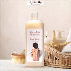 Lightenup Milk Protein Lactic Acid Shea Butter Shower Gel - 1000ml
