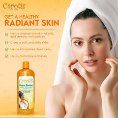 Carotis Shea Butter Body Scrub - With Vitamin A (Exfoliation) - 1000ml / 35 fl oz