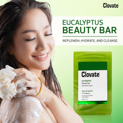 Clovate Eucalyptus Beauty Bar 200g Pack of Three