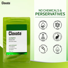 Clovate Eucalyptus Beauty Bar 200g Pack of Three