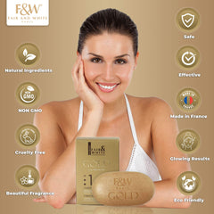 Fair & White Gold Argan Exfoliating Soap