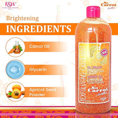 Fair & White So Carrot Exfoliating Shower Gel 940ml