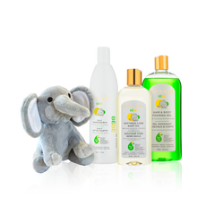 Baby Set With Oil & Foaming Gel & Milk 500ml