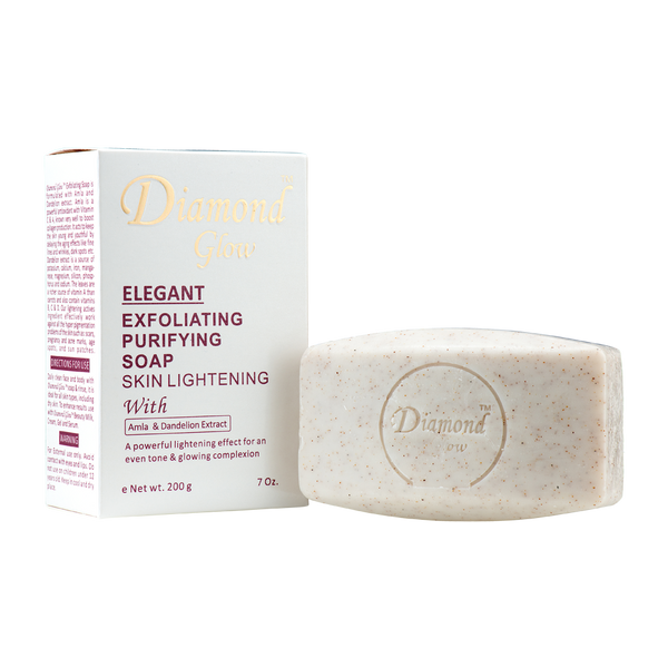 Diamond Glow Elegant Exfoliating Purifying Soap