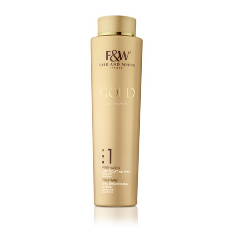 Fair & White Gold AHA Brightening Lotion Step 1