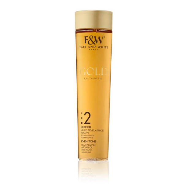 Fair & White Gold Revitalizing Argan Oil - Nourishes Skin - 200ml / 6.76 fl oz