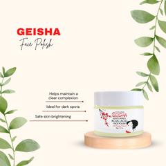 Geisha Kojic Acid Face Polish Jar - Skin Brightener - 60ml / 2 oz