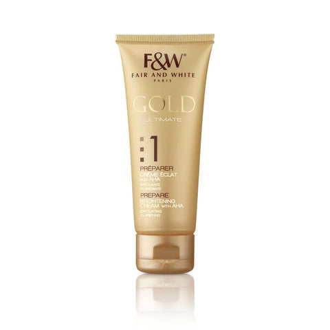 Fair & White Gold AHA Brightening Cream Step 1