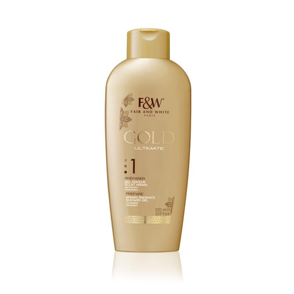 Fair and White Gold Argan Shower Gel 1000ml