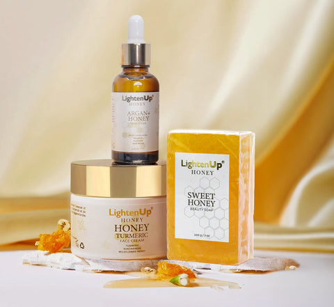 LightenUp Honey Dark Spot Facial Kit For Brighten & Even Skin Tone