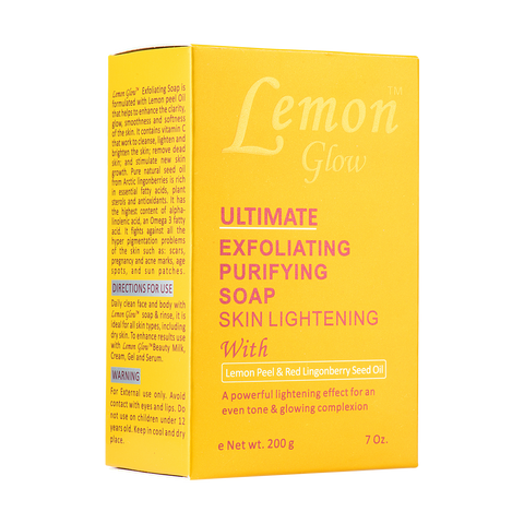 Lemon Glow Ultimate Exfoliating Purifying Soap