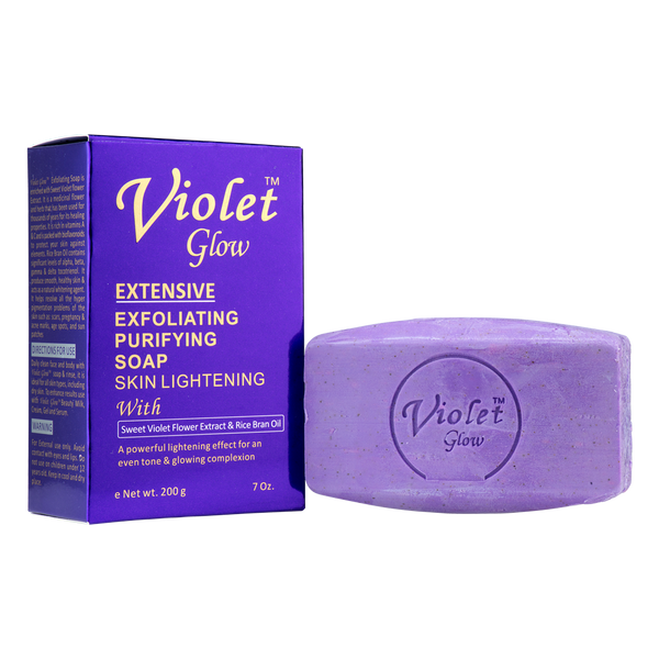 Violet Glow Extensive Exfoliating Purifying Soap