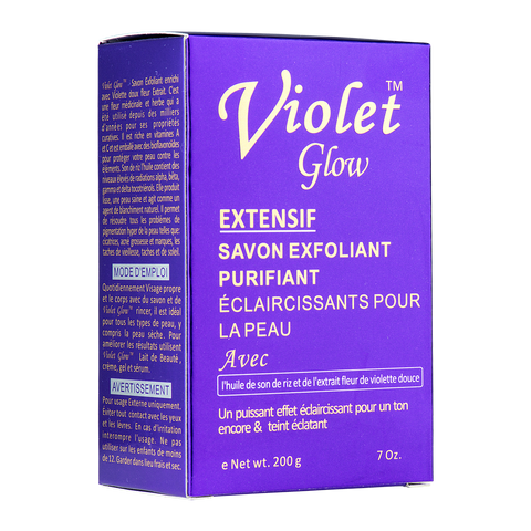 Violet Glow Extensive Exfoliating Purifying Soap
